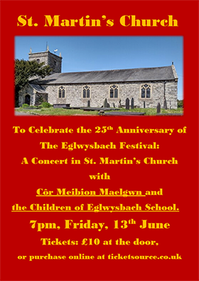 Concerts in St.John’s Church Llandudno 2025 Poster