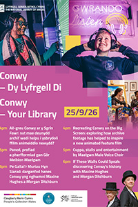 Conwy Your Library Poster