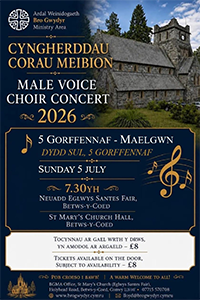 Bridge of Song Poster - St John's Church, Mostyn Street, Llandudno Friday 15th of May 2026